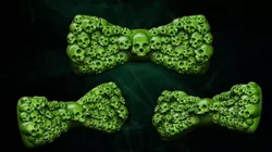 Skulls Bowtie 3D print model