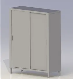 Wardrobe with sliding doors