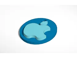 Apple logo & keychian
