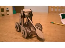 Lasercut Siege Catapult