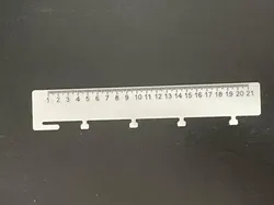Notebook Clip Ruler - Free 3D Print Model