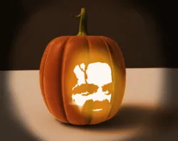 Shining pumpkin..