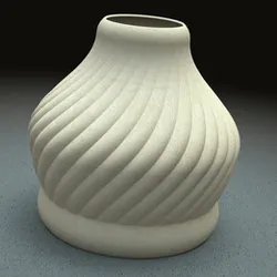 Short Swirly 01 - Vase Mode - Lampshade