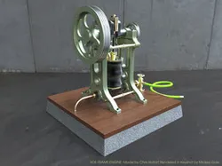 Side frame Engine in workshop