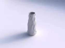 Vase with low-polygon 3D print model