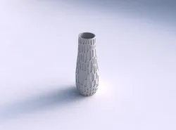 Vase with organic dents 3D print model