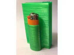 Cigarette Case with Bic Lighter Pocket