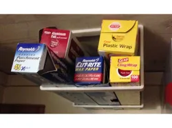 Pantry wrap holder