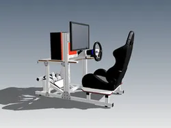 Sim Racing Rig Single screen setup