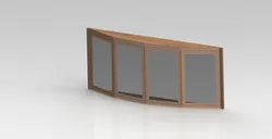 Simple 15 degree 4 Pane Bay Window
