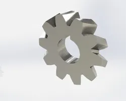 Simple Helical Gear - Non-Standard Gear
