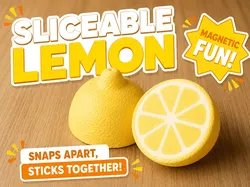 Sliceable magnetic lemon toy - Free 3D Print Model