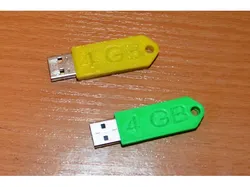 USB flash 4 Gb Kingston size.