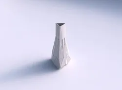Vase grounded triangle with random triangle plates 2 3D print model