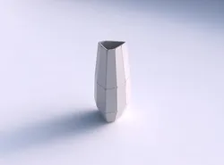 Vase triangle with huge plates 3D print model