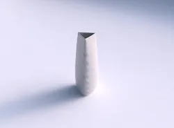 Vase triangle with relaxed large twists 3D print model
