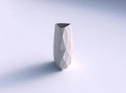 Vase triangle with triangle plates 3D print model