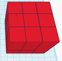 3D 3x3x3 Puzzle Cube