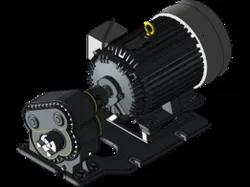 6.05:1 Speed Reducer Gearbox Powered by Toshiba B0252FLG3UMH02 AC Motor STEP CONVERSION MODEL