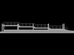 ascending industrial platform