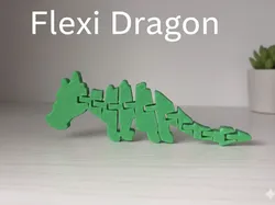 Flexi Dragon - Free 3D Print Model