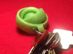 gyroscopic keyring
