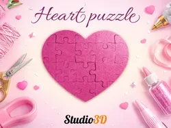 Heart Puzzle - Free 3D Print Model