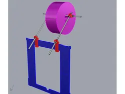 Prusa i3 Steel (3mm) Adjustable spool holder