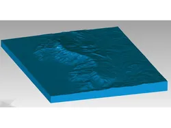 Sandia Mountains 3 arc second elevation data
