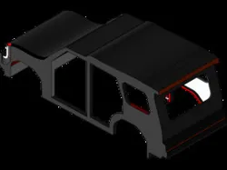 Scorpio s21 Chassis model with Surface modelling