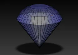 Simple multifaceted Crystal (Gem)