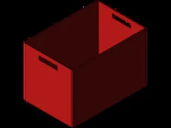 simple plastic box (stackable)