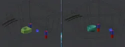 Simulation of fluid leakage from prototip