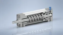 Single acting pneumatic actuator