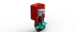 Single cylinder piston