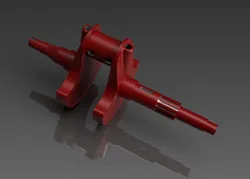 Single piston crankshaft