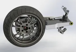 Single-sided swing arm