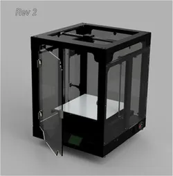 TwoTrees Sapphire Plus V1 - Rev2 with acrylic panels