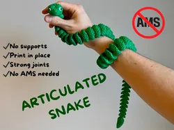 Fun Articulated Snake - Free 3D Print Model