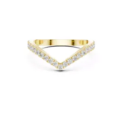 Jewelry Chevron Diamond Wedding Band CAD 3D print model