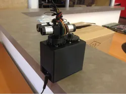 LIDAR-Lite 360 degree continuously rotating mount