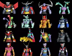 Mazinger Z and Mechanical Beast Collection 3D Model Pack