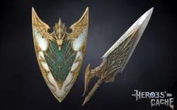 Monster Hunter World - Royal Nova Sword and Shield Set 3D Model Pack