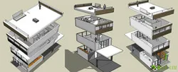 Sketch up 3D Floor Plan Modeling Studio