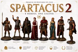 Spartacus 2 Collector Bundle Premium STL Files for 3D Printing 3D print model