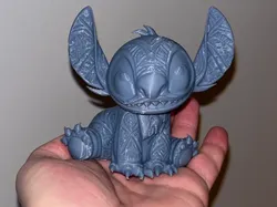 Stitch Tribal - Free 3D Print Model