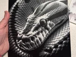 Ball Python Hue Forge  - Free 3D Print Model