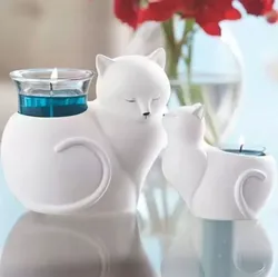Cat planter or candle 3d model stl for 3d printing 3D print model