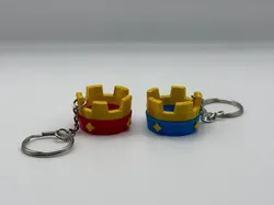 Clash Royale Crowns Keychain - Free 3D Print Model