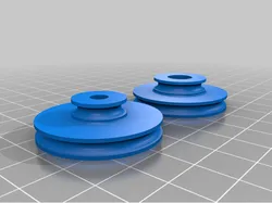 Compound pulley and bearing plate for slowing a drill press